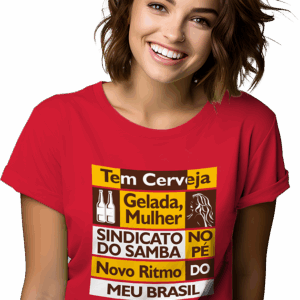 Camisa "Quero Ver Sambar"